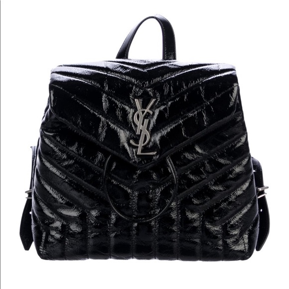 Saint Laurent Handbags - Saint Laurent Small Loulou Monogram Backpack